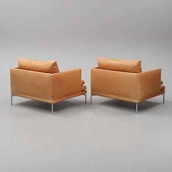 A pair of 'William' easy chairs by Damian Williamson for Zanotta. Designed  2010-15.