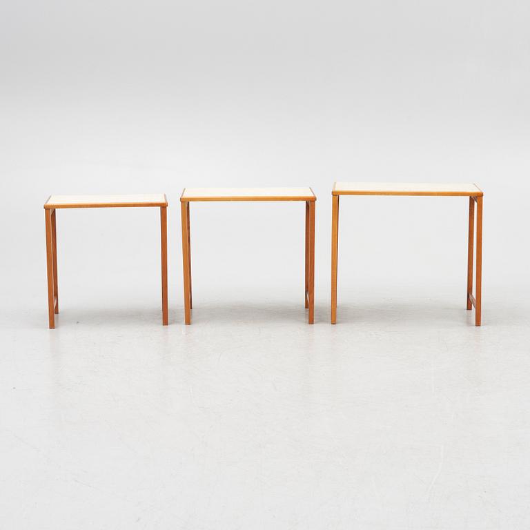 Nordiska Kompaniet, a set of nesting tables, NK-bo 1940s.