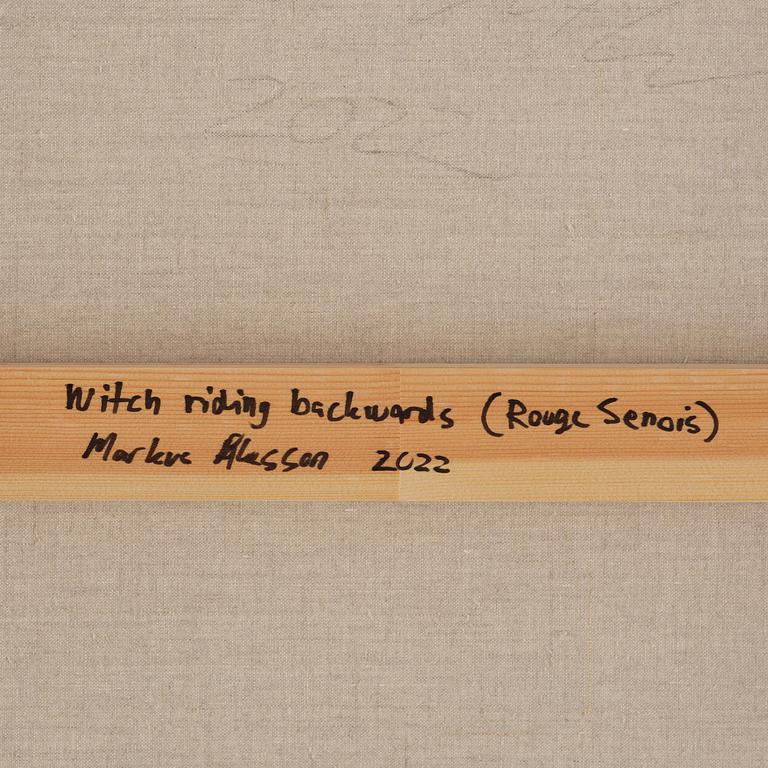 Markus Åkesson, "Witch riding backwards (Rouge Senois)".