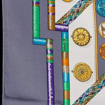 SCARF, siden, "Petite Main", design Caty Latham, Hermès, Paris, 1900-talets andra hälft.