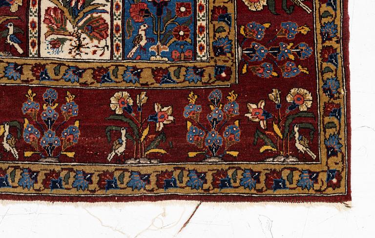 Rug, Ghom, approx. 205 x 135 cm.
