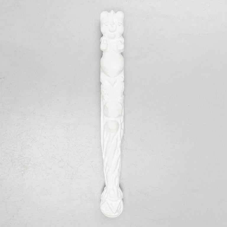 Stefano Beccari, sculpture. Unsigned. Marble, height 105 cm.