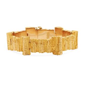 420. A 14k Lapponia gold 'Mystique' bracelet, Finland 1975.