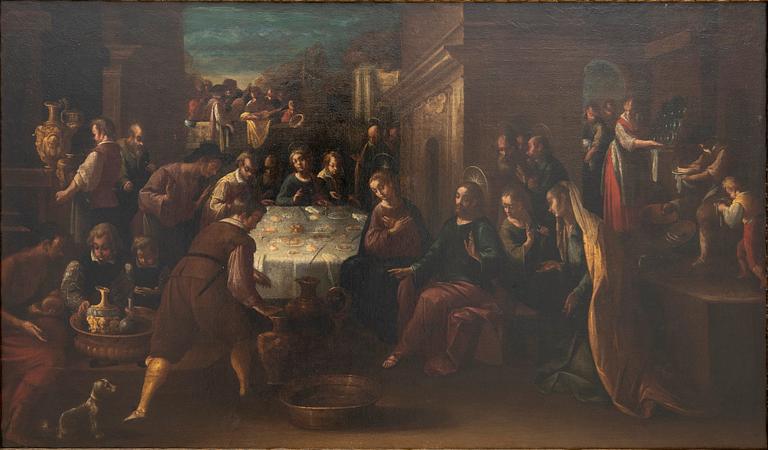 Leandro Bassano hans efterföljd  Bröllopet i Kana.