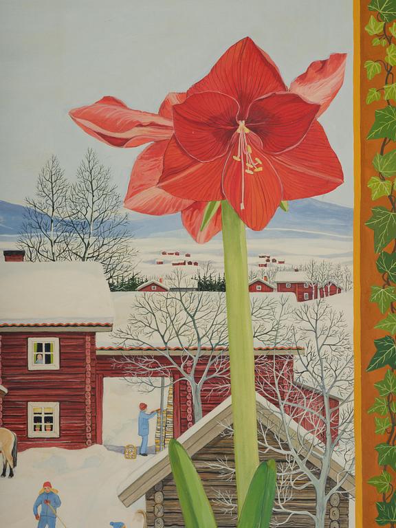 Stina Sunesson, "Jag målar vintern" (I paint the winter).