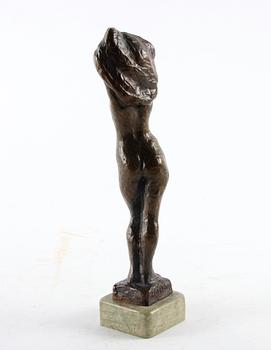 HÖGBOM, HELGE. Skulptur, brons, sign.