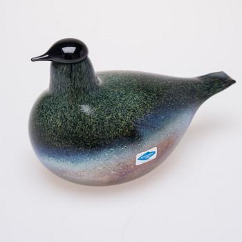 FIGURIN, glas, signerad O. Toikka Nuutajärvi Wärtsilä Diesel. 1980-tal.