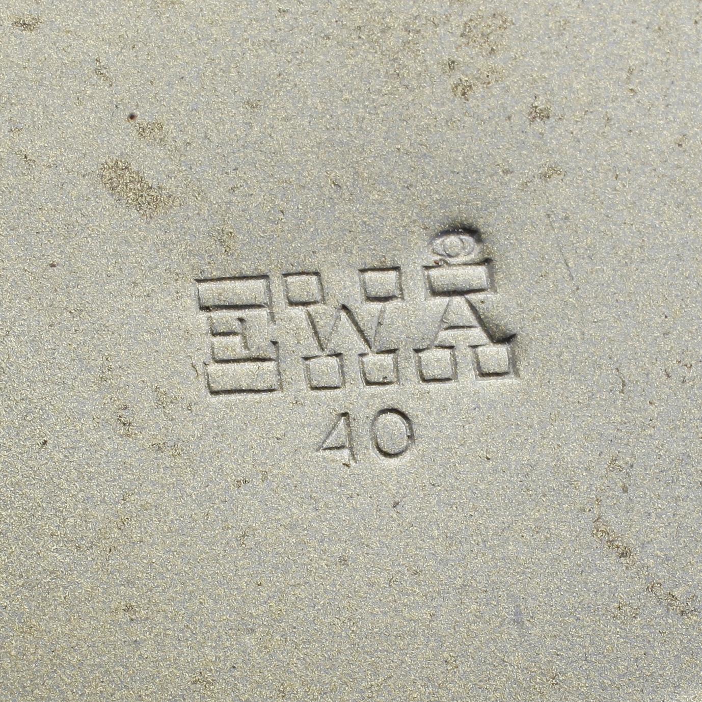 BORDS-/VÄGGLAMPA, mässing, EWÅ, 1900-talets mitt.