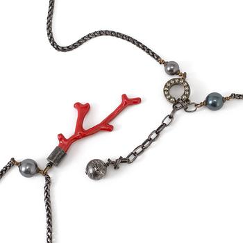 A necklace by LANVIN.