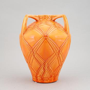 Alf Wallander,  an Art Nouveau creamware vase, Rörstrand, Sweden.