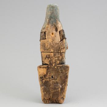 A wooden 19th century sculpture.