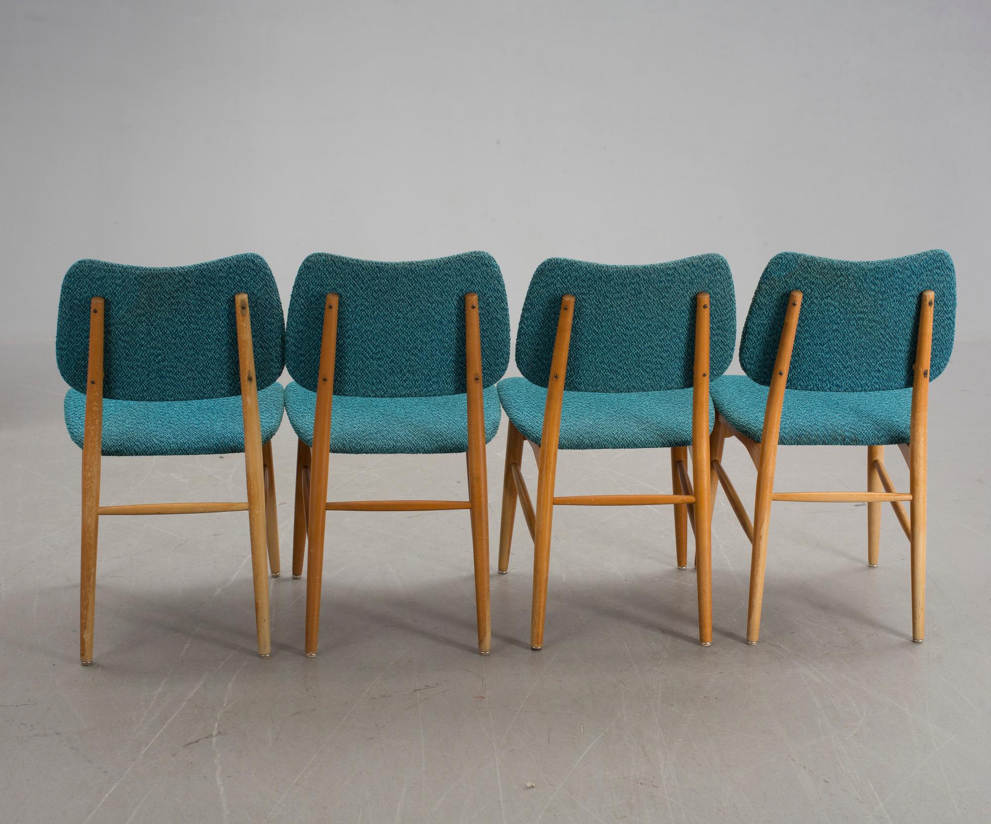 STOLAR, 4 st, Hugo Troeds, Bjärnums, 1950-tal.