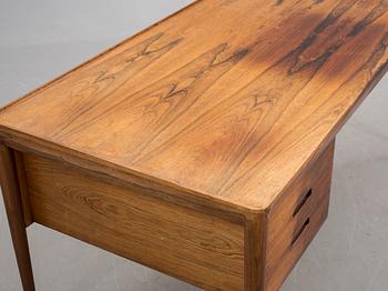 SKRIVBORD, jakaranda, Danmark, 1950/60-tal. Cites-intyg medföljer.