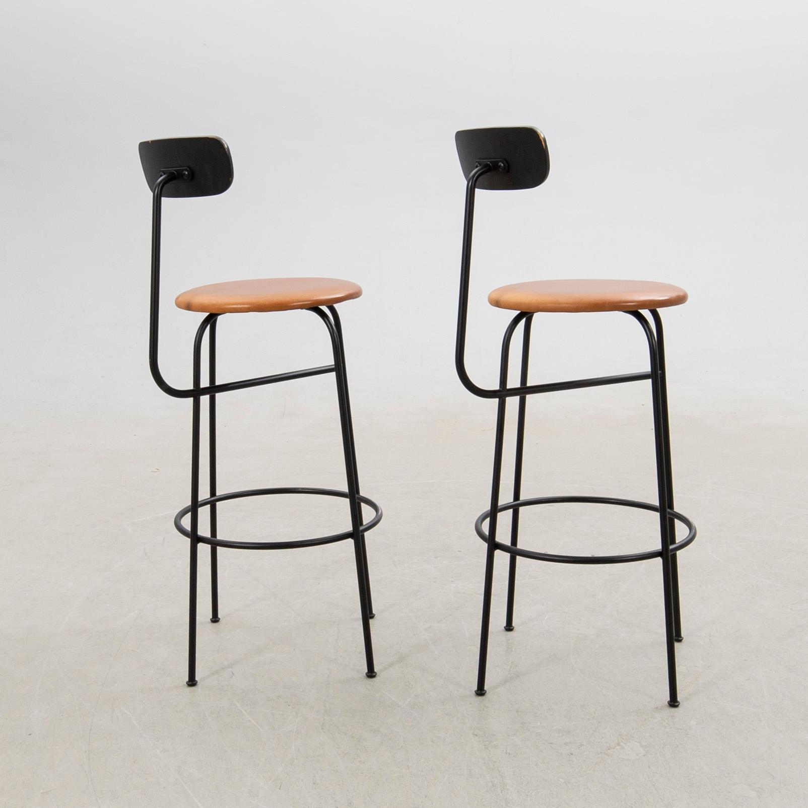 Afteroom, bar stools, a pair, "Counter Chair" Audo, Denmark.