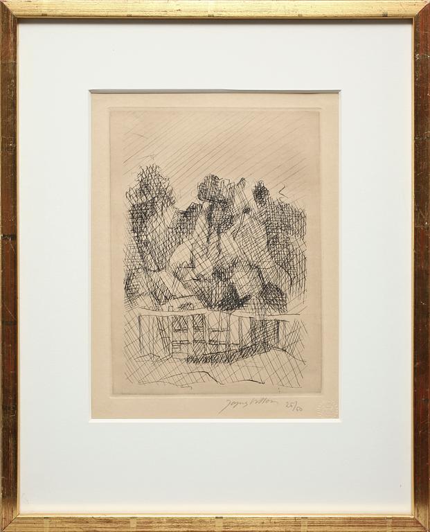 JACQUES VILLON, etsning, sign o numr 25/60.