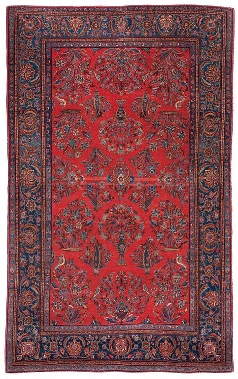 SEMI-ANTIQUE KASHAN, possibly Dabir. 205,5 x 131,5 cm.