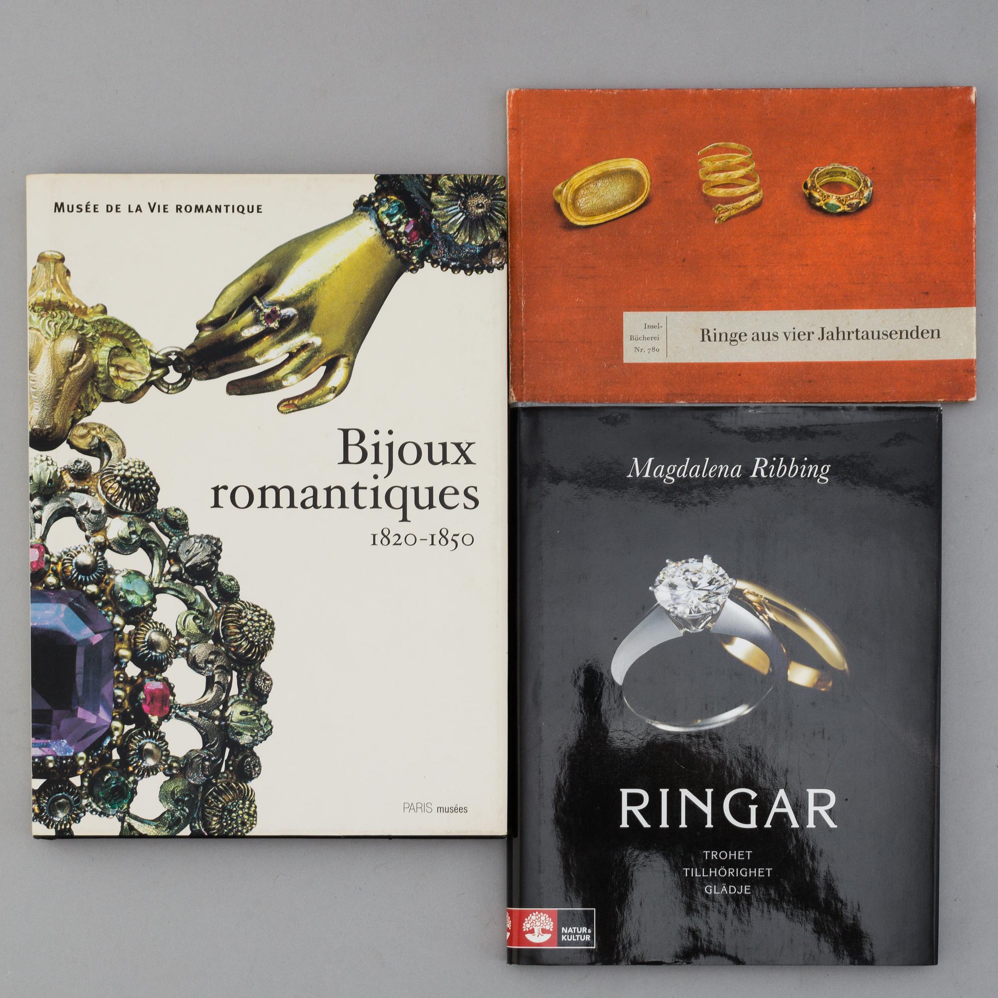 BOOKS, 7 vol. About Jewelry.