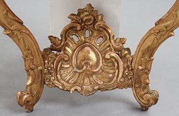 A Swedish Rococo 18th century console table.