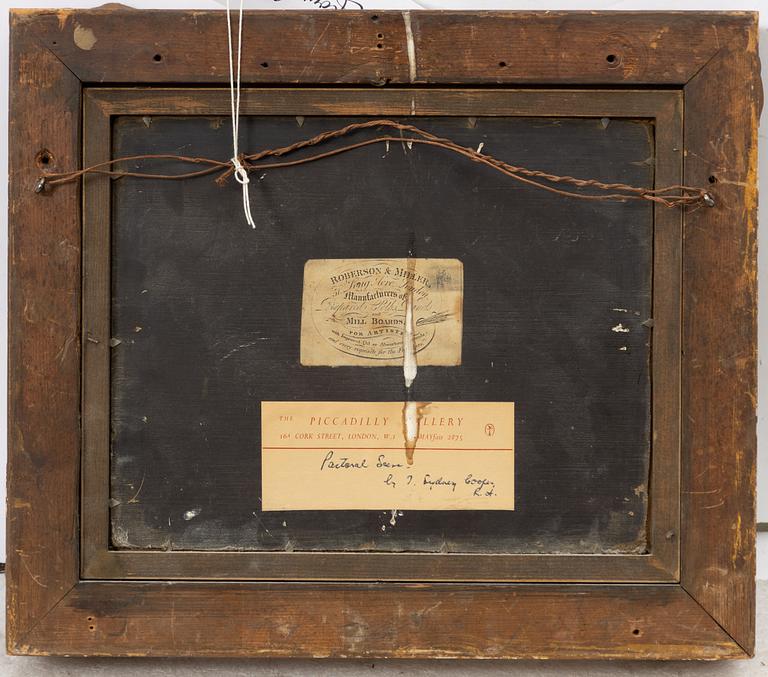 Thomas Sydney Cooper, Landscape with cows and figures.