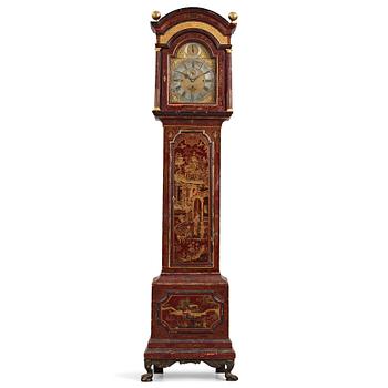 A William Webster Exchange Alley London, longcase clock, early 18th century.
