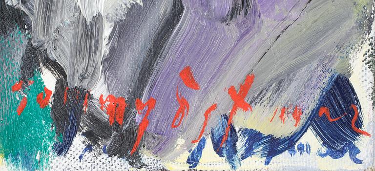 TOMMY ÖSTMAR, olja på duk, signerad.