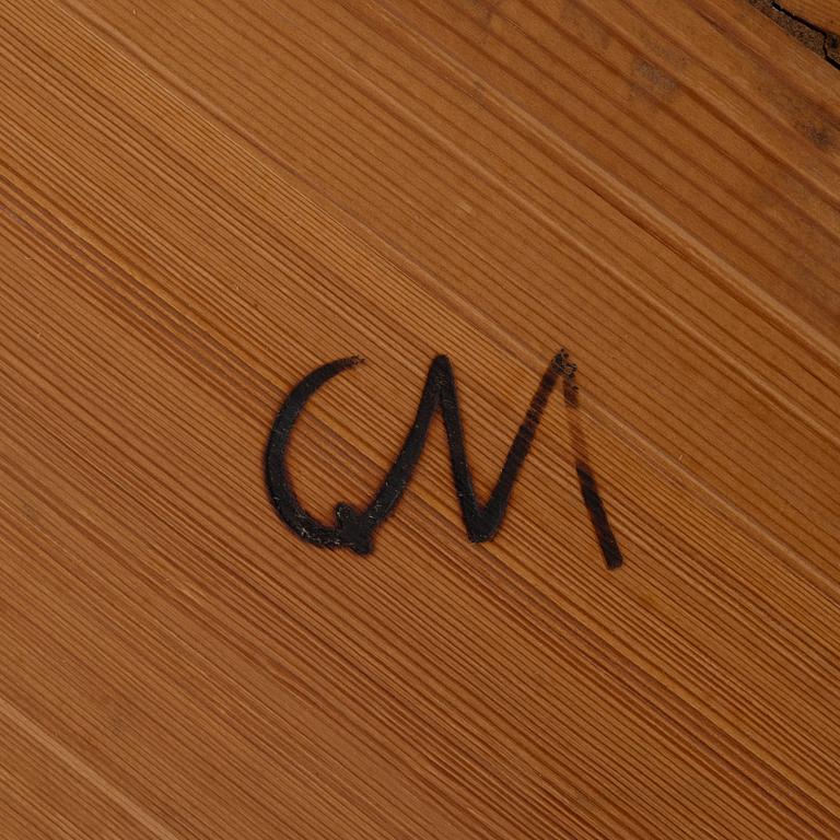Carl Malmsten, A stained pine table, 20th century.
