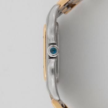 Cartier - Panthere. Steel / Gold. Quartz. 21x21mm. Box & Cert. 1987. Nr.66921037163.