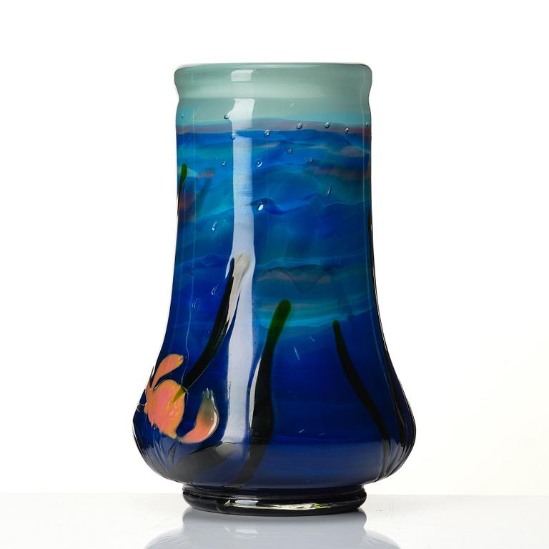 Ferdinand Boberg, /Betzy Ählström, an Art Nouveau 'marqueterie sur verre' vase, Reijmyre glassworks, Sweden ca 1901-1905.