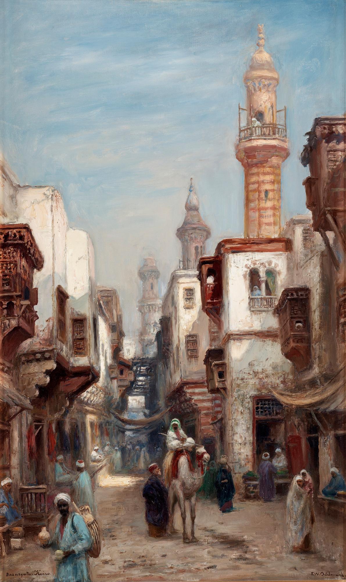 Frans Wilhelm Odelmark, "Bazargata i Kairo".