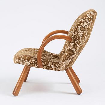 Swedish Modern, "Clam chair",  möjligen  Erik Eks Snickerifabrik, sannolikt 1950-tal.