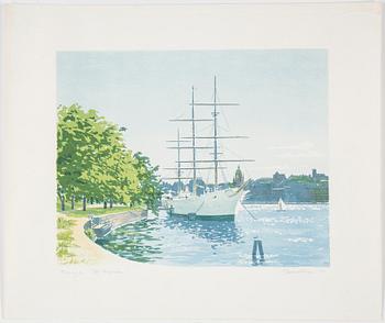 PARTI GRAFIK, ca 100 verk, bl.a från Föreningen för Grafisk Konst, Björn Brusewitz och Louis Bastin.