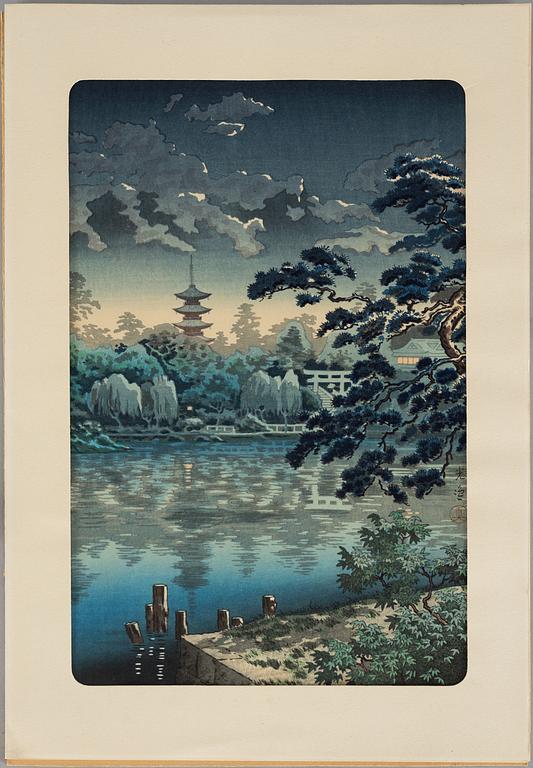 Tsuchiya Koitsu, 'Shinobazu Pond at Ueno in Tokyo'.