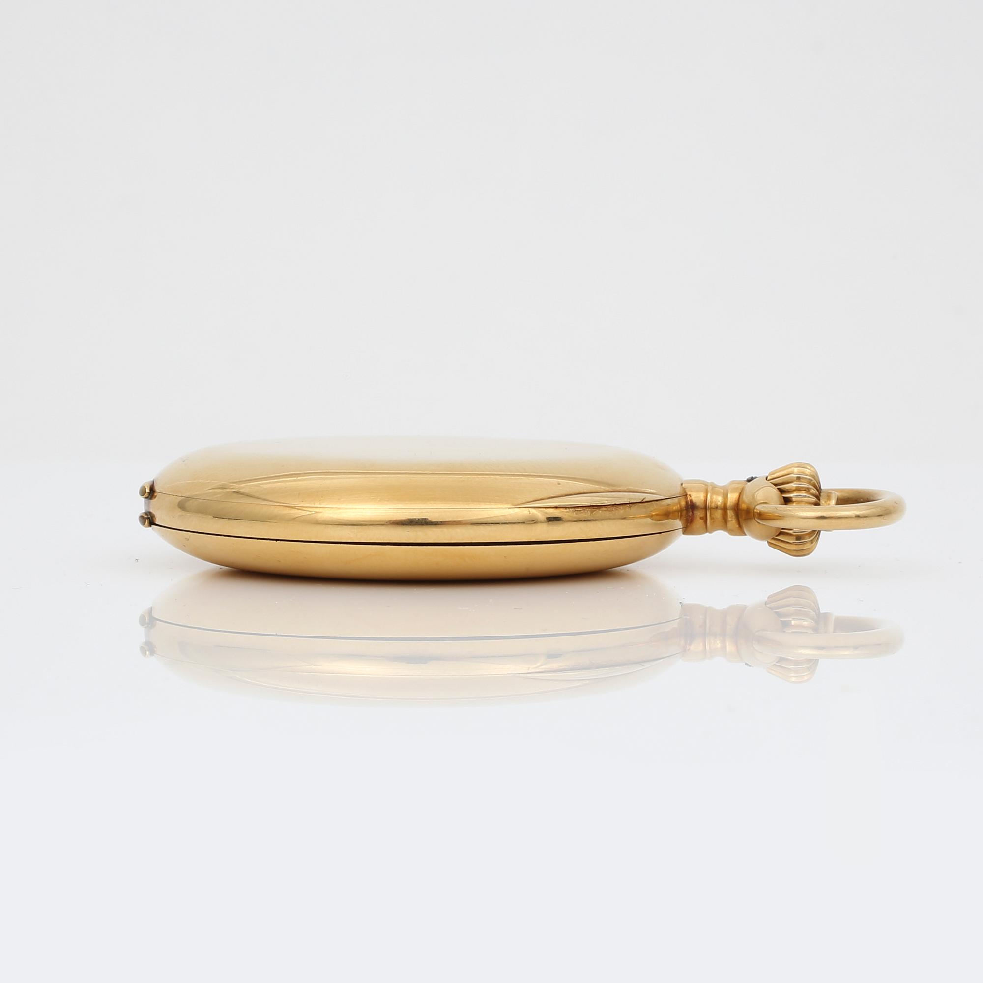 HERRFICKUR, guld 18K, International Watch Company, Schaffhausen, 1910-tal. Tot ca 109 gram.