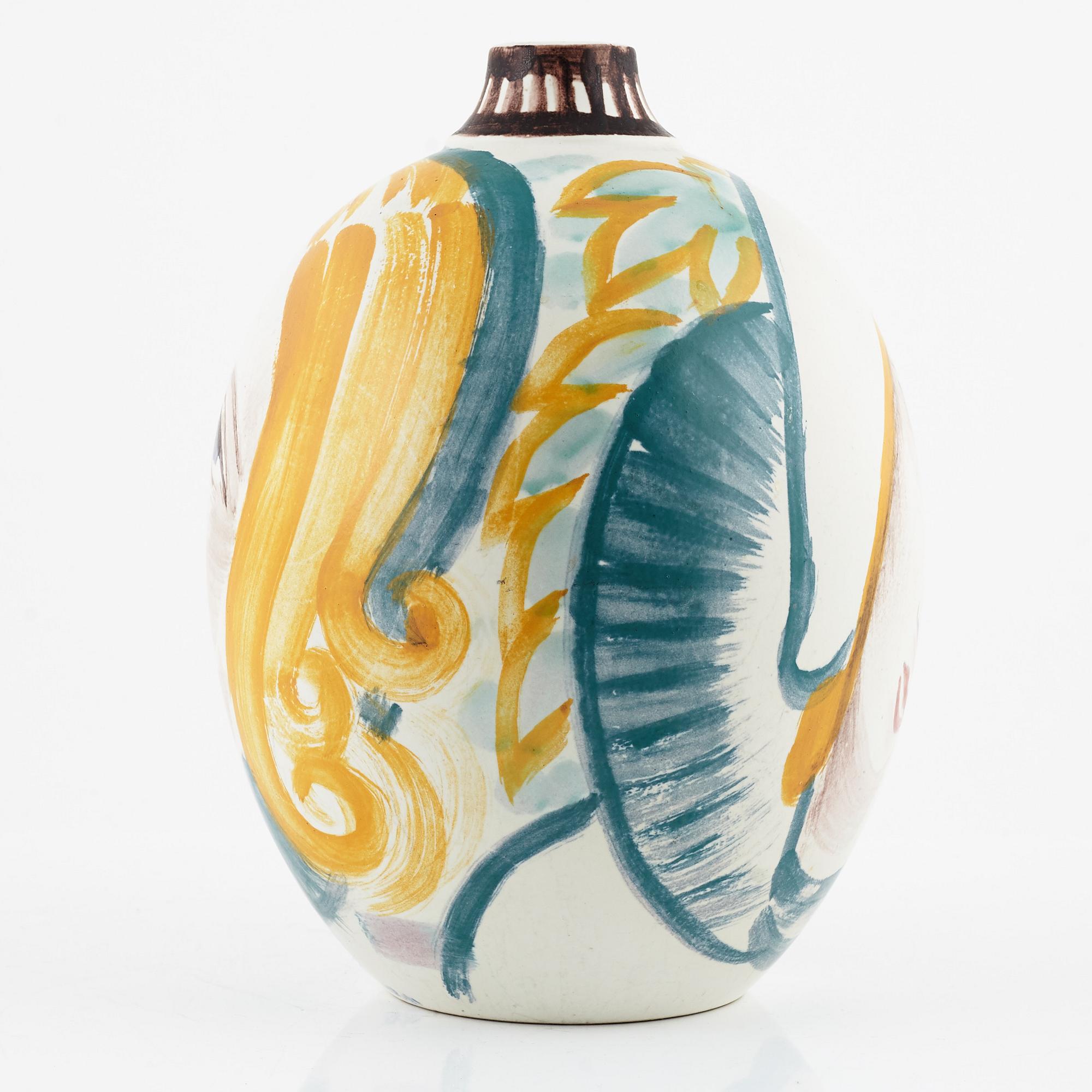 Carl-Harry Stålhane, hänkelvas, Rörstrand, 1943.