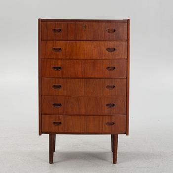 A teak-veneered dresser, 1960's.