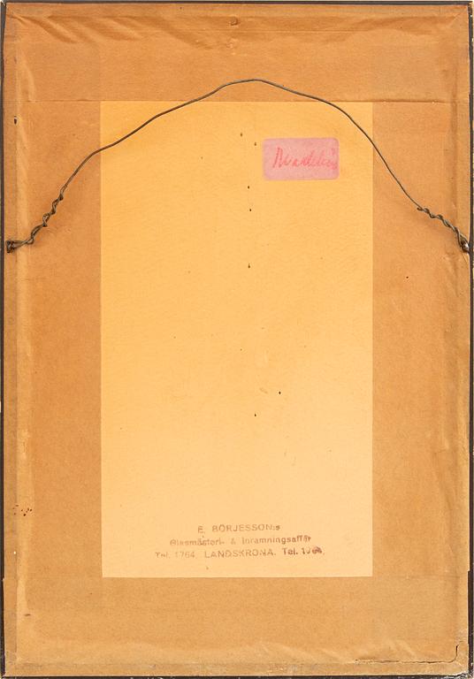 Jenny Nyström, blandteknik signerad.