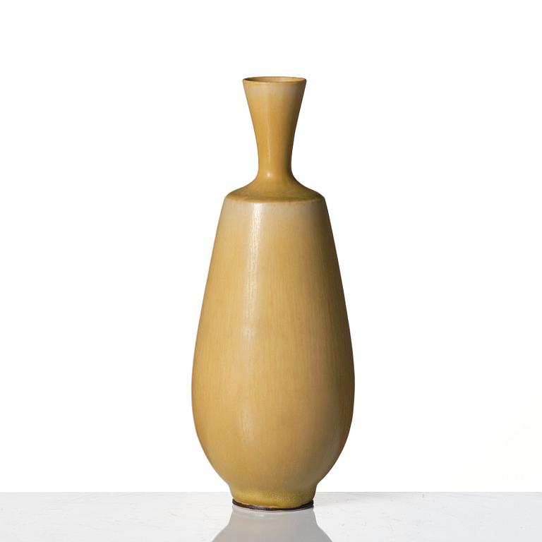 Berndt Friberg, a set of five stoneware vases, Gustavsberg studio, Sweden 1956-65.