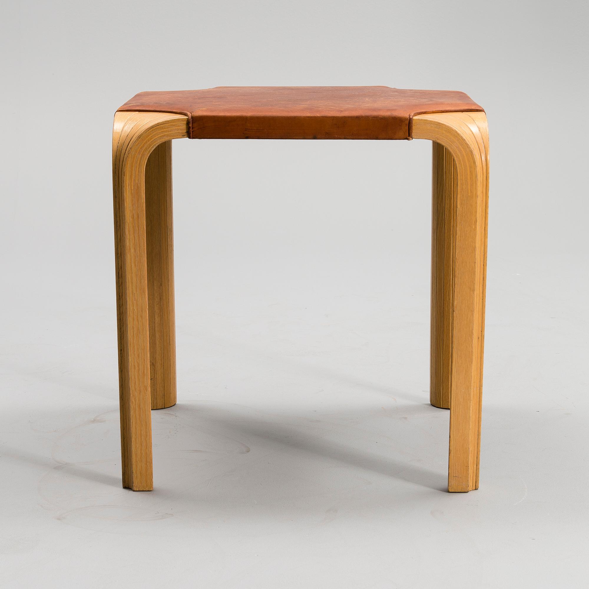 ALVAR AALTO, A STOOL. Model X601. Designed in 1954.