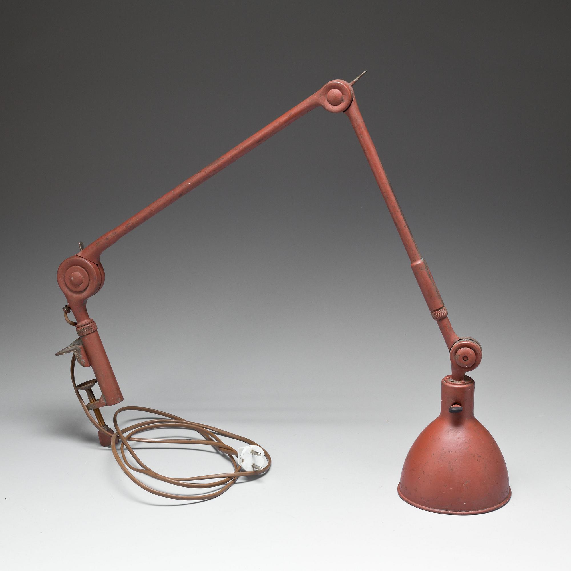 SKRIVBORDSLAMPA, industridesign. 1900-tal.