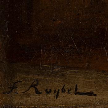 FERDINAND ROYBET, oil on canvas, signed.