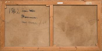 FINLAND BUILDS, sketch to Finlandia Fresco in the Bank of Finland.