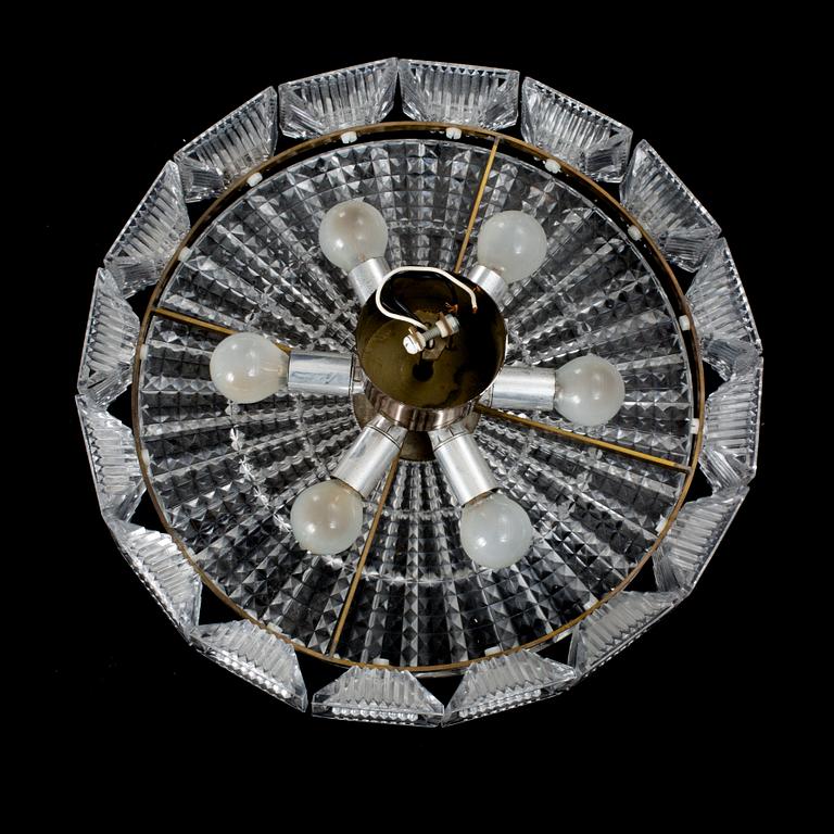 TAKLAMPA/PLAFOND, Carl Fagerlund, Orrefors.