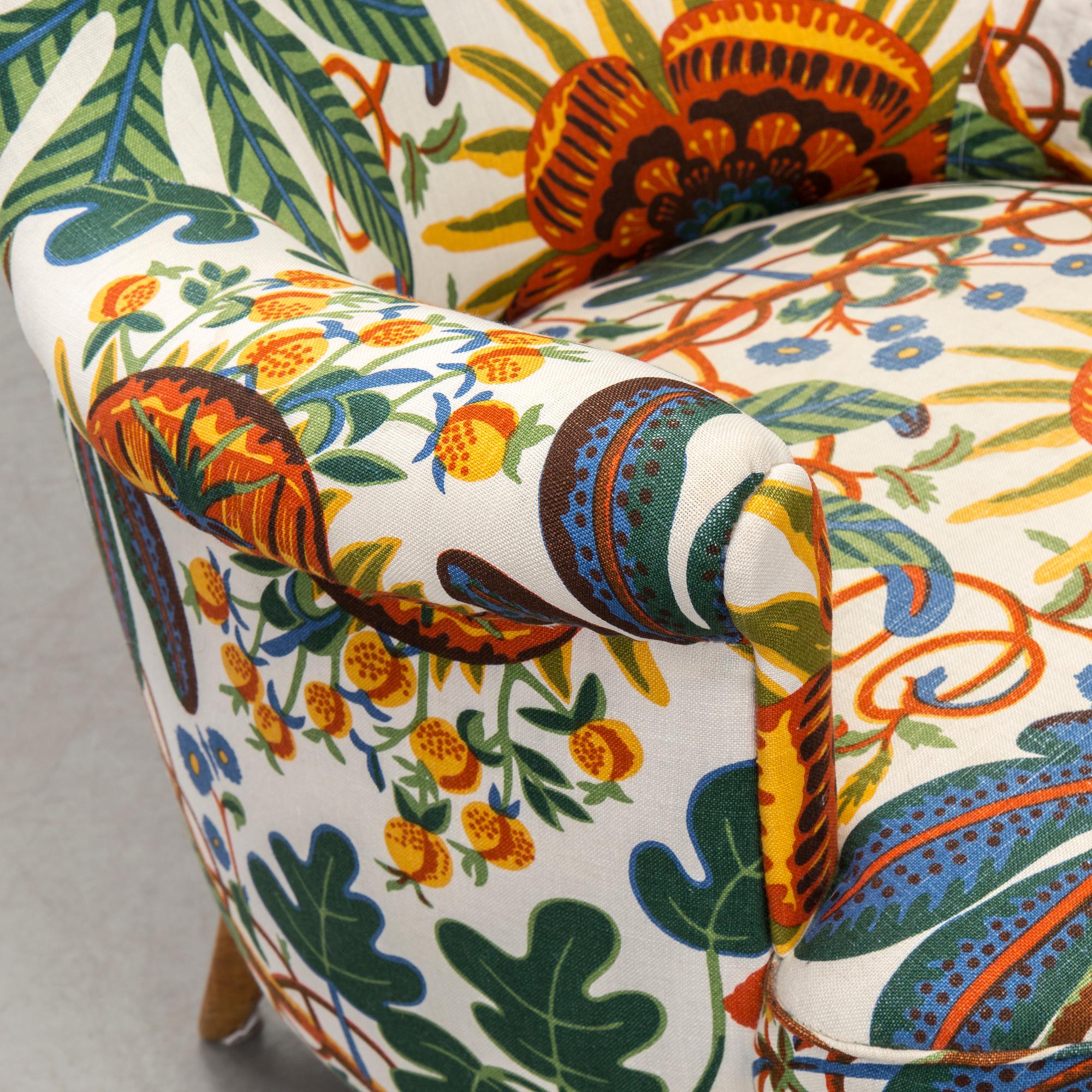 CARL MALMSTEN, fåtölj, "Marino", 1900-talets mitt.