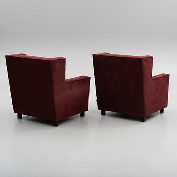 Armchairs, a pair, Gelderland, Netherlands.
