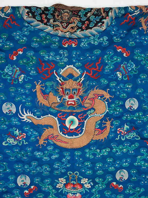 ROCK, broderat siden. Kina, sen Qingdynasti omkring 1900.