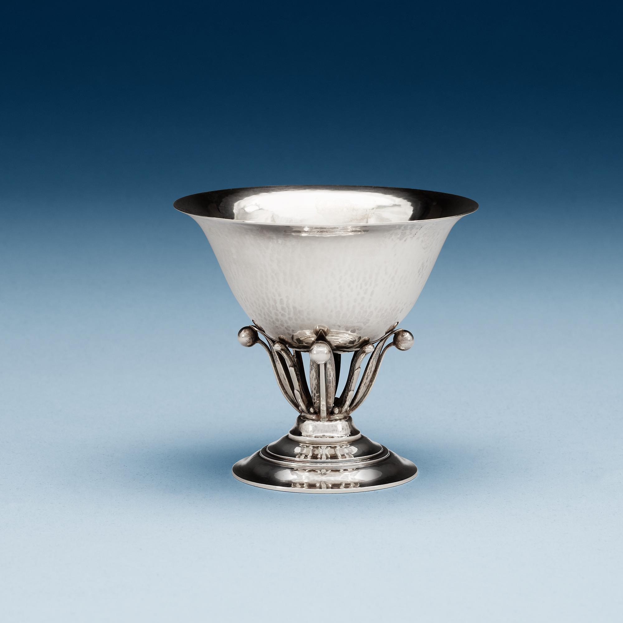 A Johan Rohde sterling bowl by Georg Jensen, Copenhagen 1933-44.