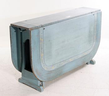 MATSALSGRUPP. 9 delar. Allmogestil, 1800/1900-tal.