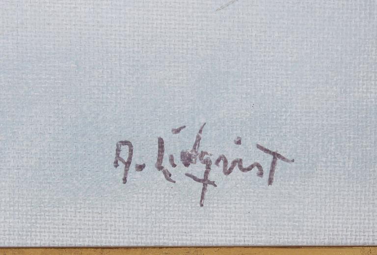 LIDQVIST, ARNE. Olja på duk, sign.