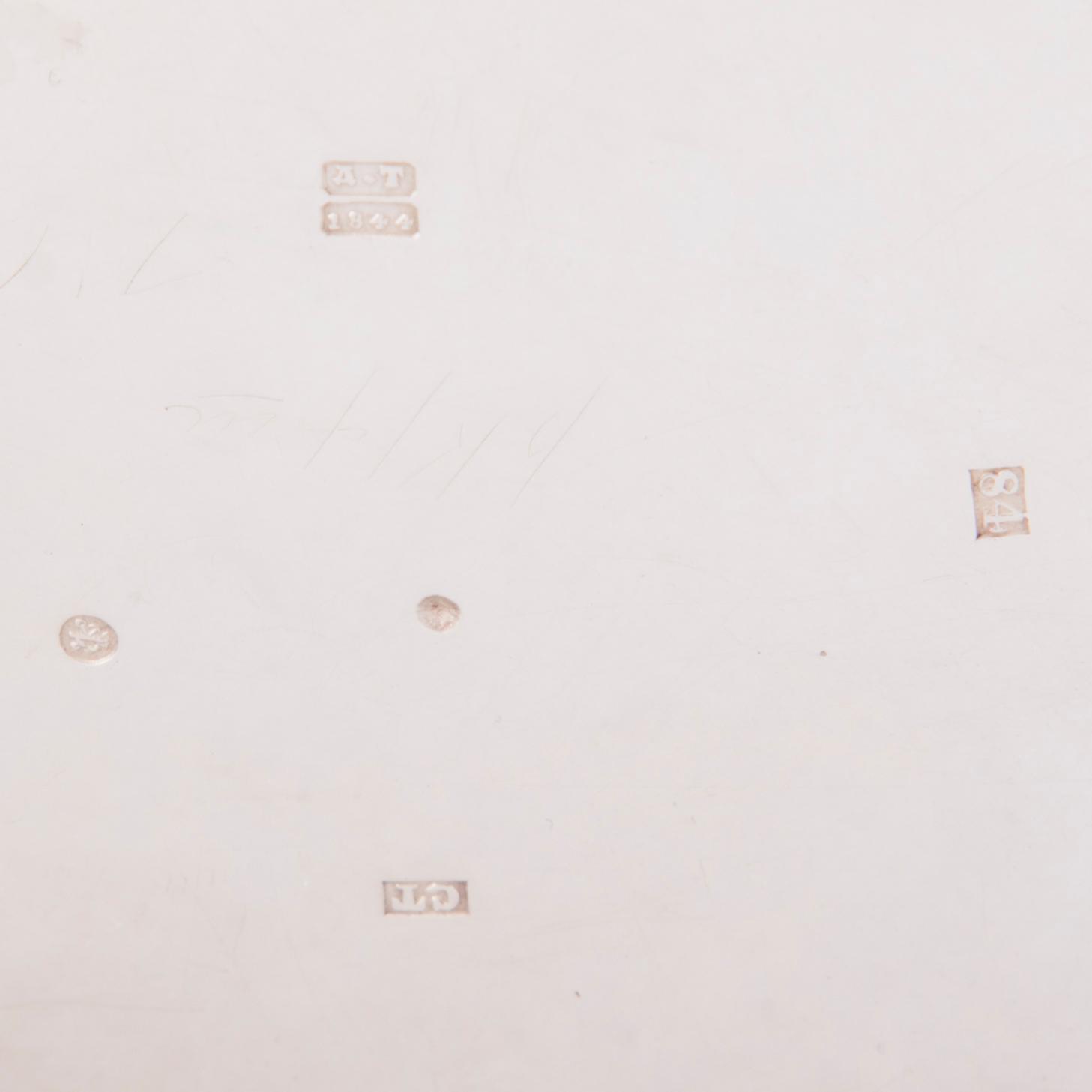 TE- OCH KAFFESERVIS, 5 delar, silver, Carl Johann Tegelsten, Sankt Petersburg 1841-44.