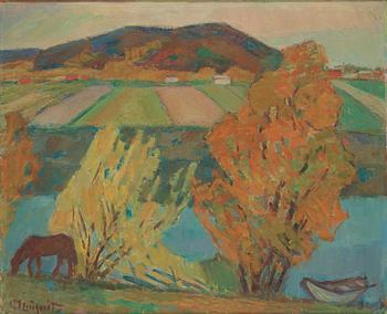 CARL MAGNUS LINDQVIST, oil on canvas, signed. - Bukowskis